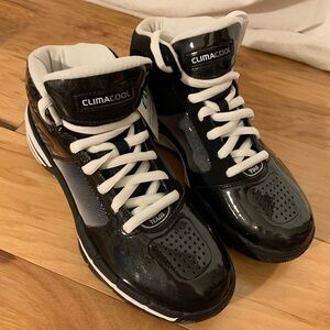 Adidas team climacool patent and nubuck high tops